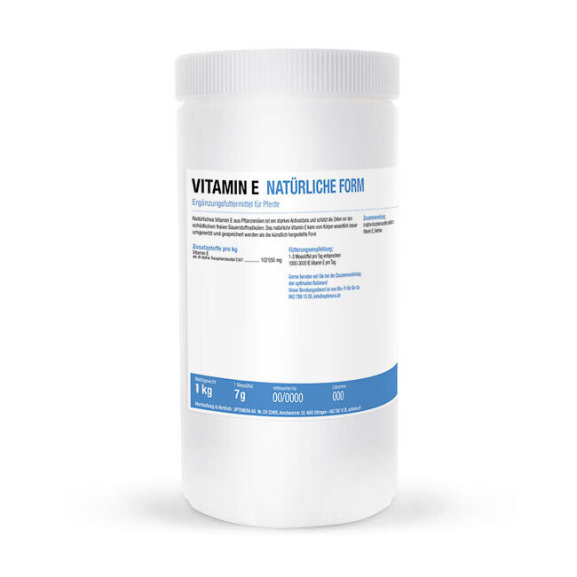 Optimera Natürliches Vitamin E, für Pferde