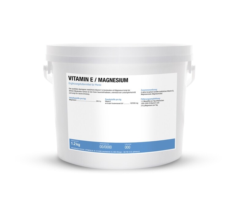 Optimera Magnesium und Vitamin E, für Pferde