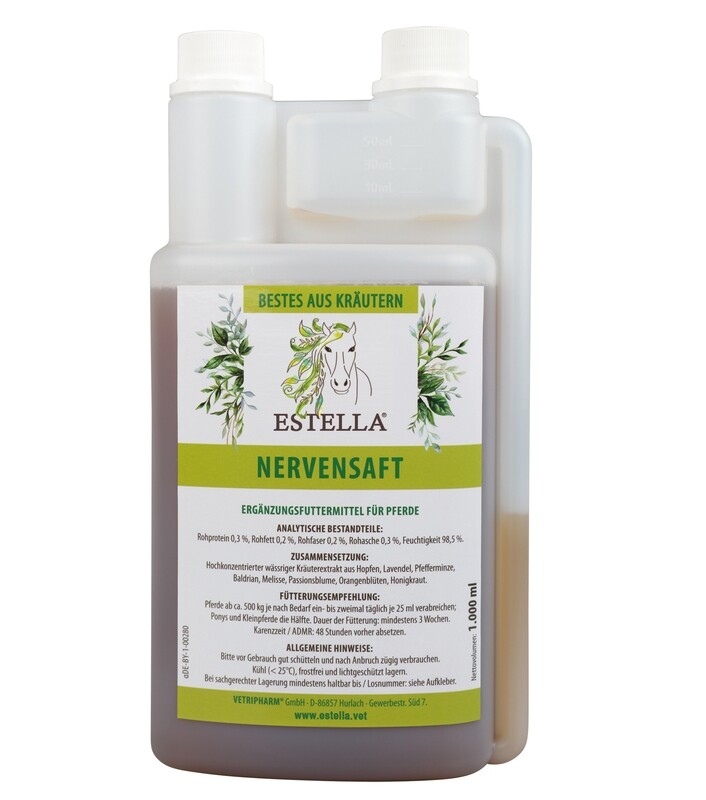 Estella Nerven Saft für nervöse und ängstliche Pferde