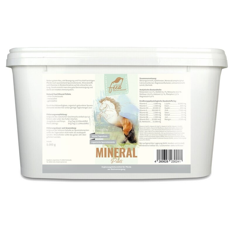 Natural Feed Mineral für Pferde