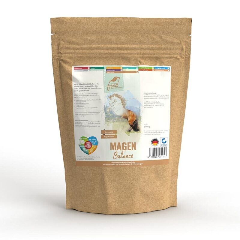 Natural Feed Magen Balance Pferde + Akut Paste