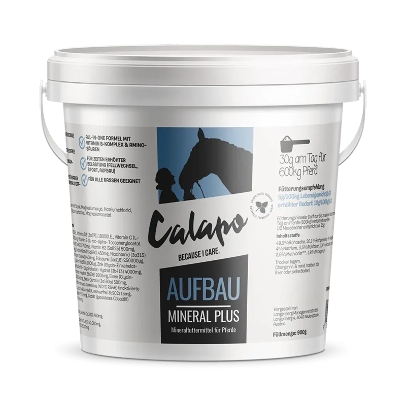 Calapo Aufbaumineral Plus für Pferde