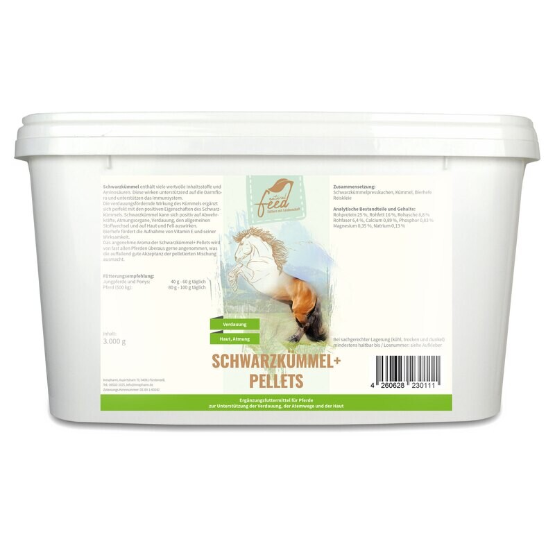 Natural Feed Schwarzkümmel Pellets