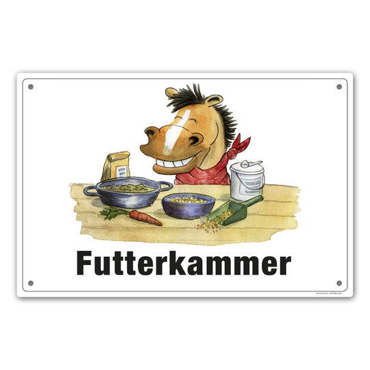 Comicschild Futterkammer