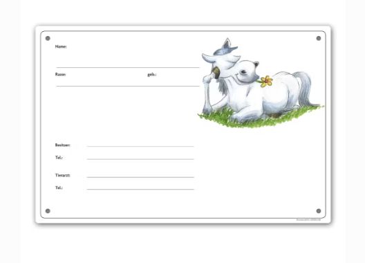 Comic Schilder Boxenschild "Lebenskünstler" Comic Schilder Boxenschild "Lebenskünstler"