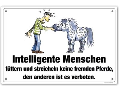 Comicschild intelligente Menschen