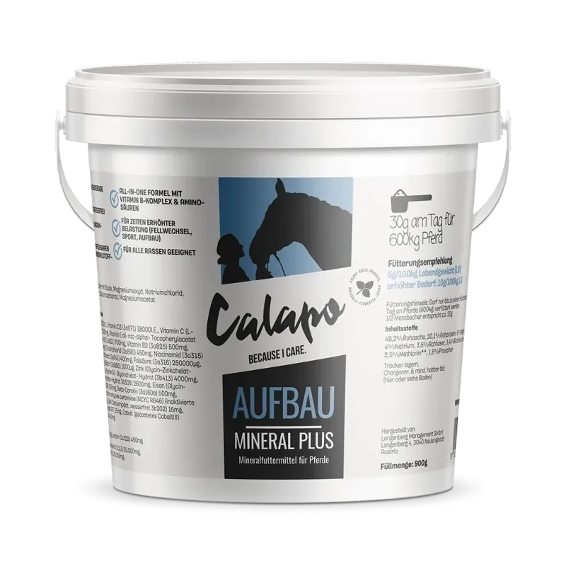 Calapo Aufbaumineral Plus für Pferde