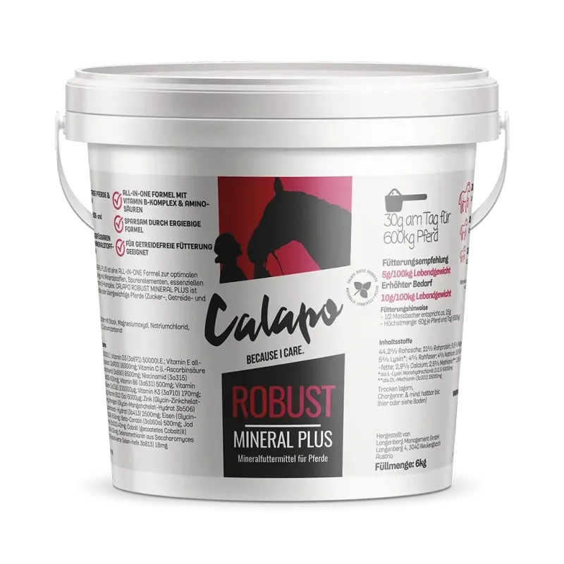 Calapo Robustmineral Plus für Pferde