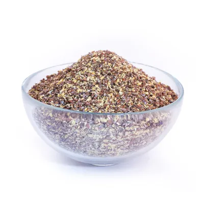 Optimera Leinsamen getrocknet und flockiert