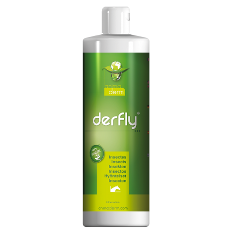 Derfly, Lotion gegen Fliegen