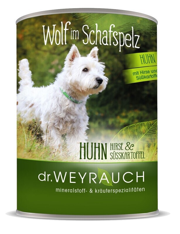 Dr.Weyrauch Nassfutter "Wolf im Schafspelz" für den sensiblen Hund