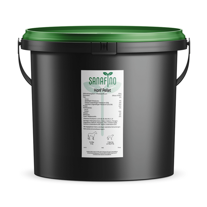 Sanafino Hanf Pellets für Pferde