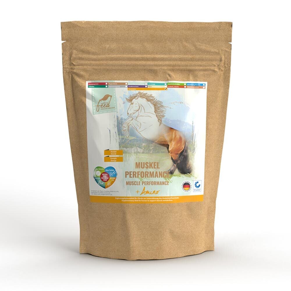 Natural Feed Muskel Performance +Amino, ohne Soja