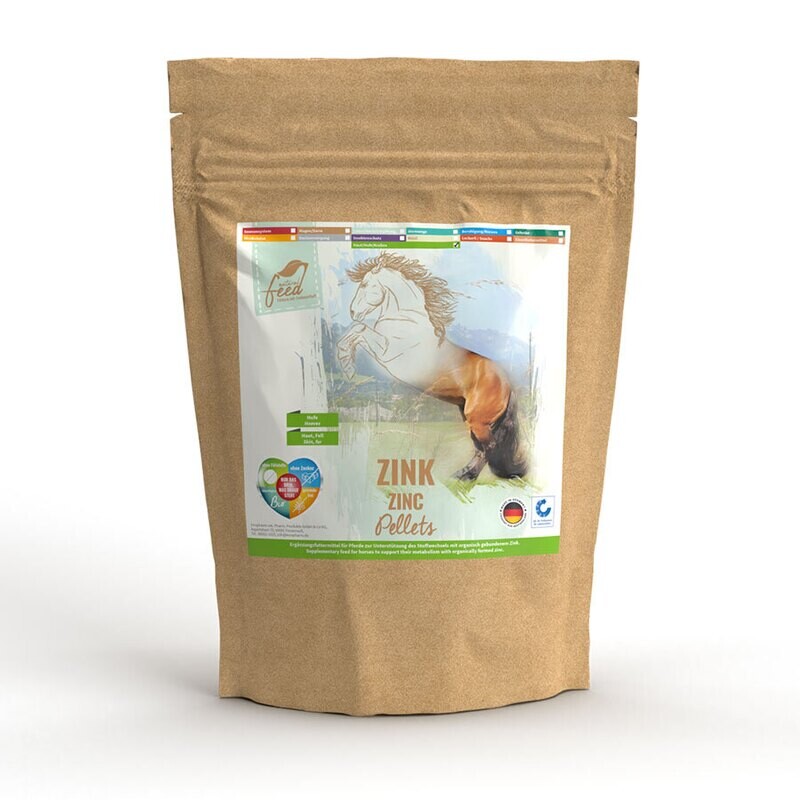 Natural Feed Zink für Pferde - Pellets oder Pulver