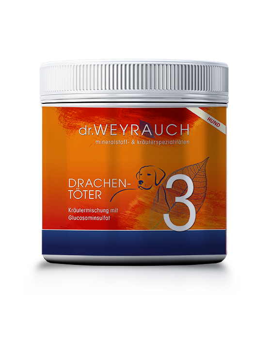 Dr.Weyrauch Drachentöter Nr. 3 Hund, Menge:: 150 g Pulver: letztes Stück, MHD 10.26