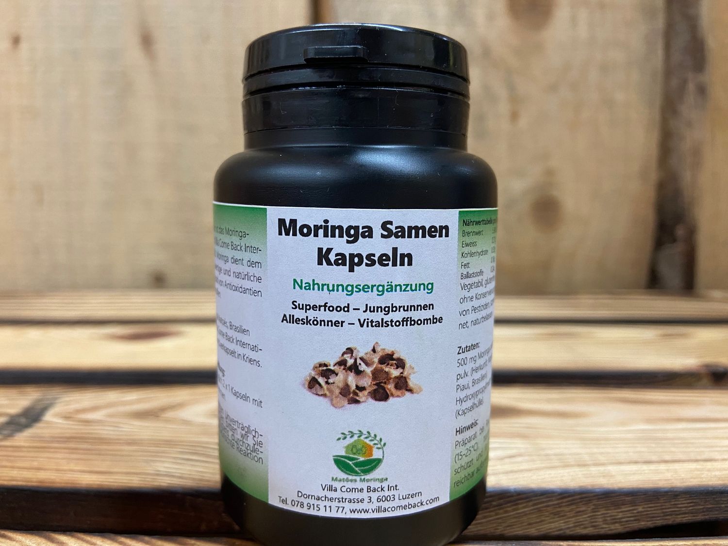 Moringa Samen Pulver Kapseln