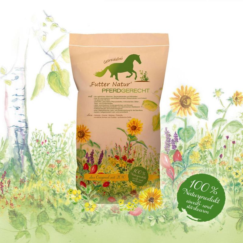 Pferdgerecht Futter Natur - Müsli für Pferde