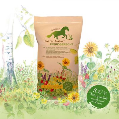 Pferdgerecht Futter Natur - Müsli für Pferde