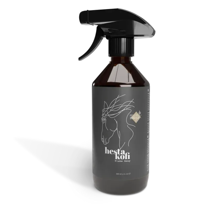 Hestakofi Flake away Spray - Pflege für Haut unter Winterdecke - Ekzemerdecke