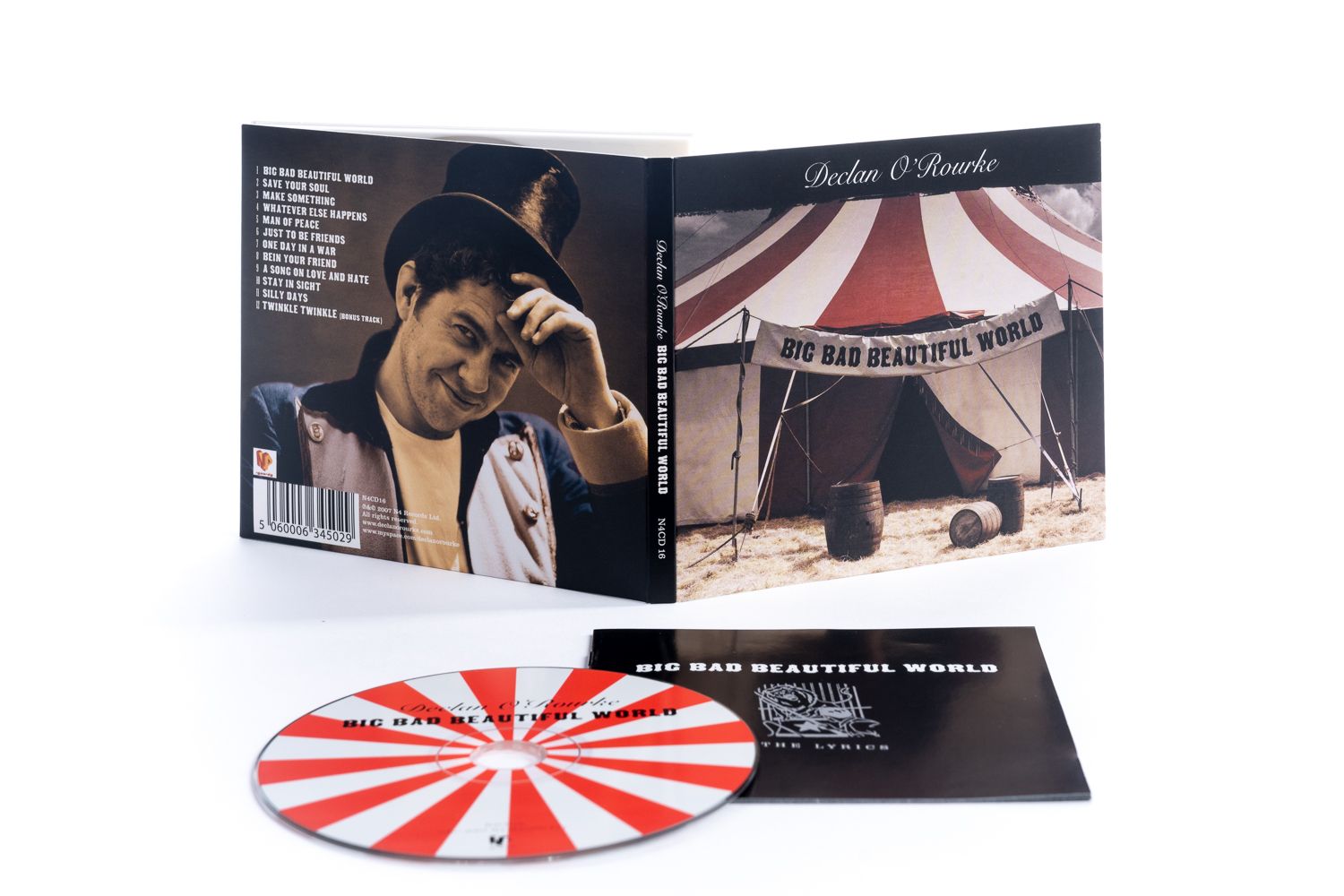 Declan O&#39;Rourke - Big Bad Beautiful World (Signed CD)