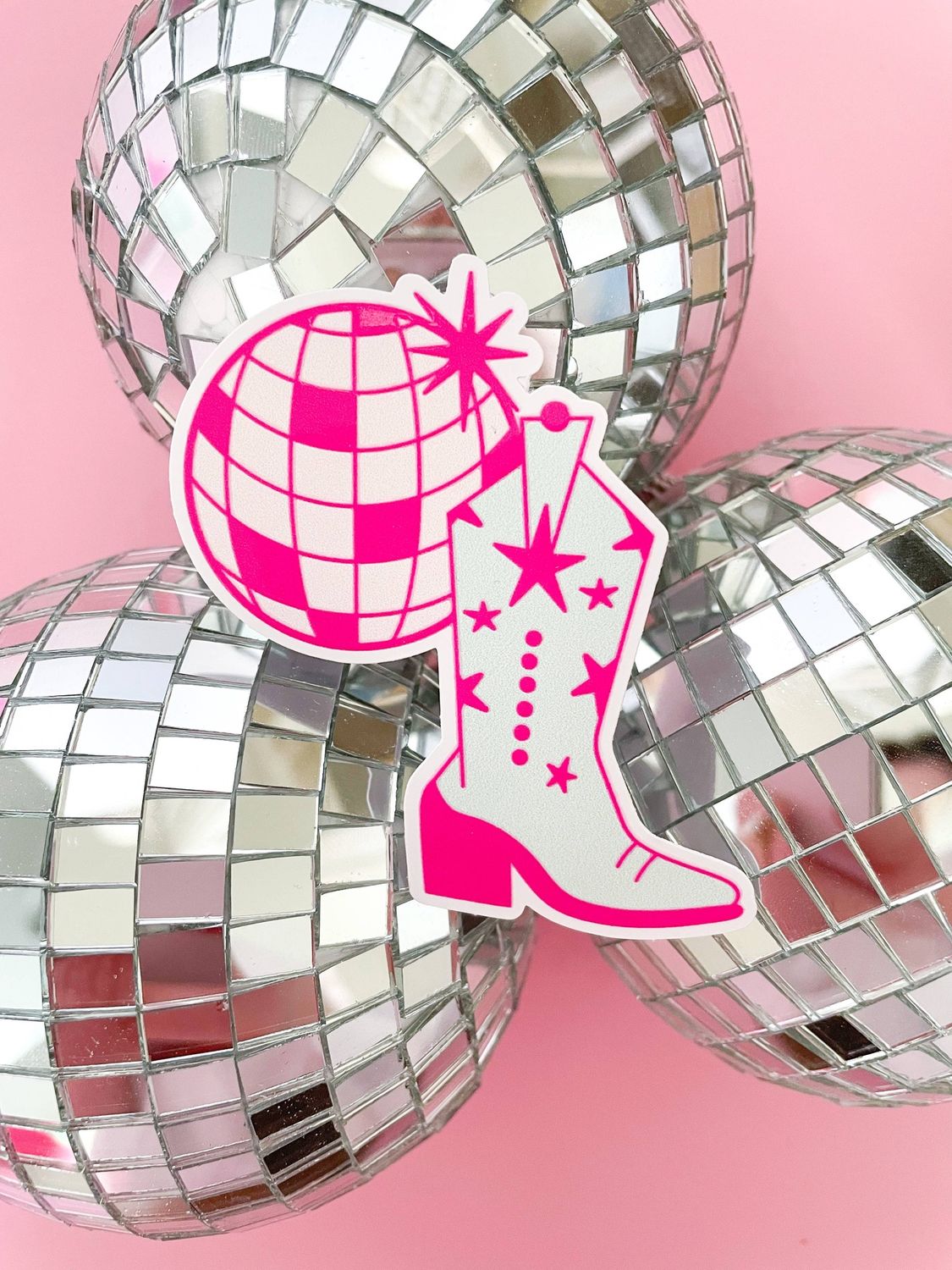 Disco Cowgirl Sticker