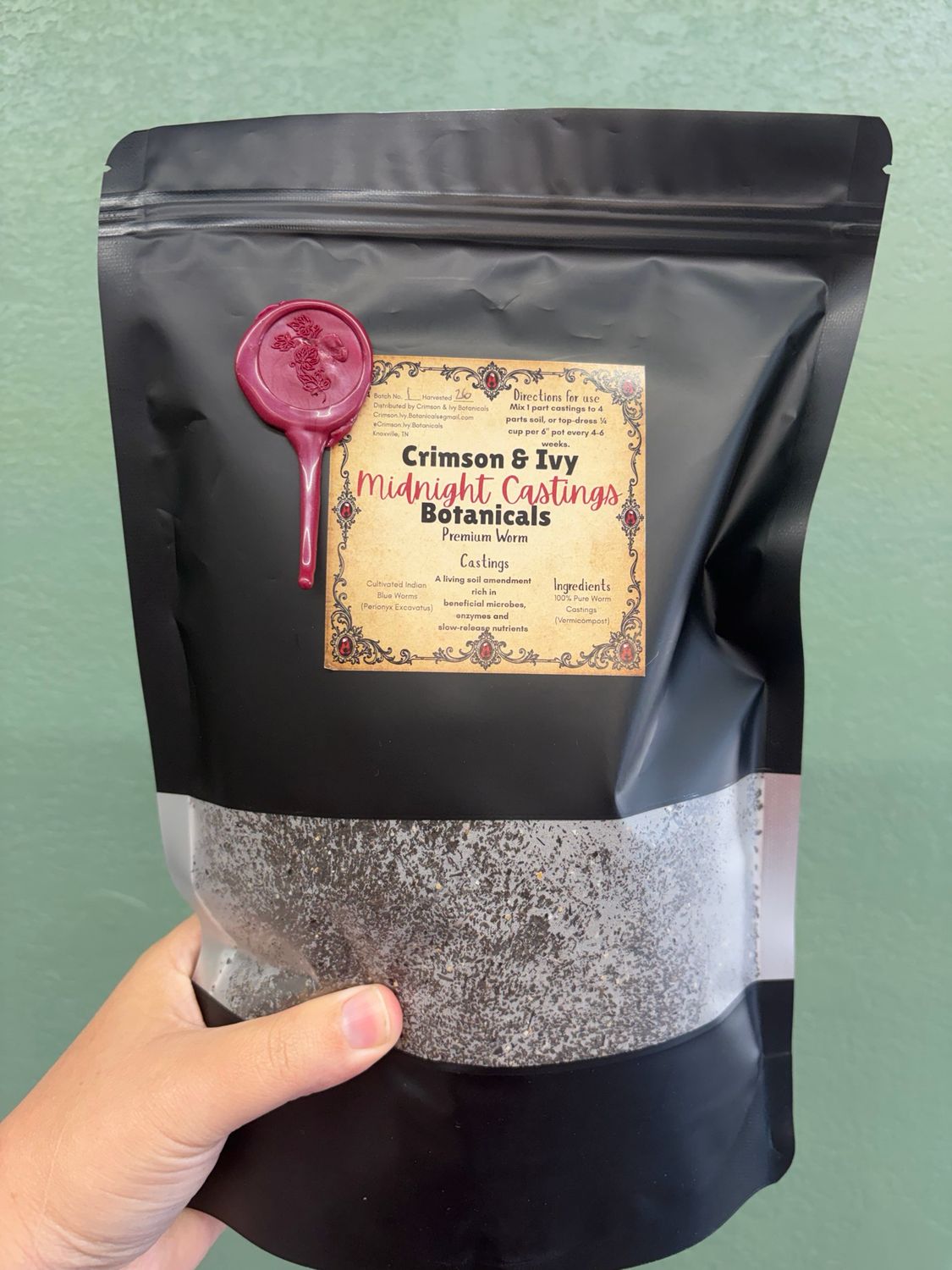 Crimson &amp; Ivy Organic Worm Castings