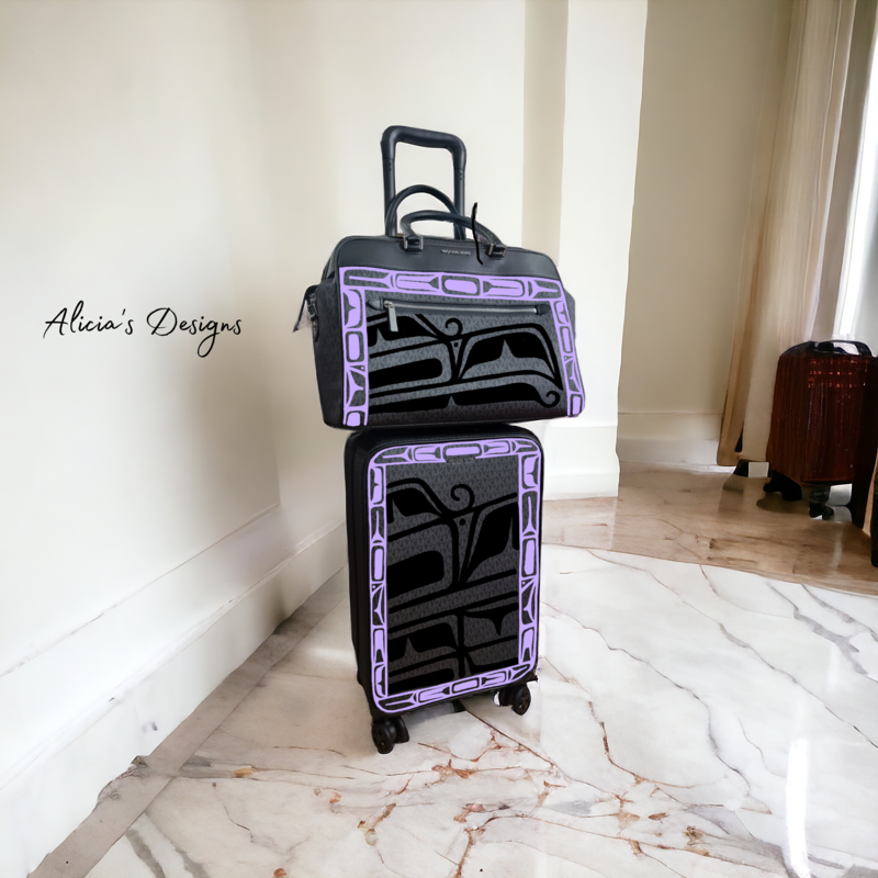 Lavender Luggage Set