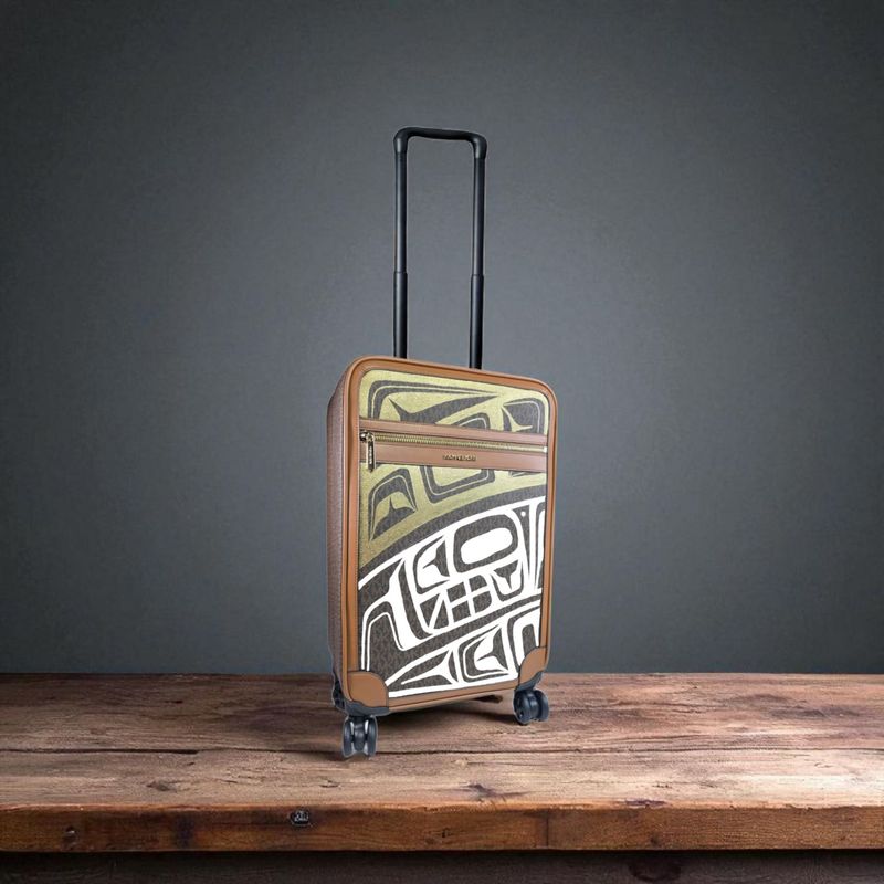 Brown Carry-On Suitcase