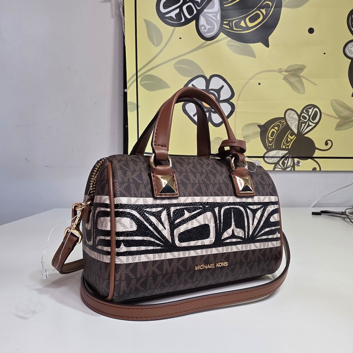 Brown Mini Satchel