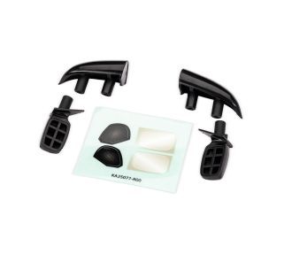 Black Side Mirrors and Roof Intakes — 10818-BLK