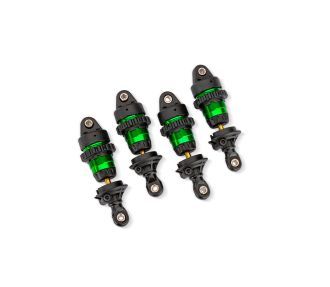 Green Aluminum Mini GTR Short Shocks (4) — 10865-GRN