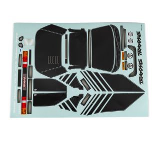 Mini Rally VXL Ford RS200 Black Decal Sheet — 10816-BLK
