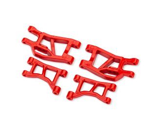 Red Front Upper &amp;amp; Lower Suspension Arms (L&amp;amp;R) — 10831-RED