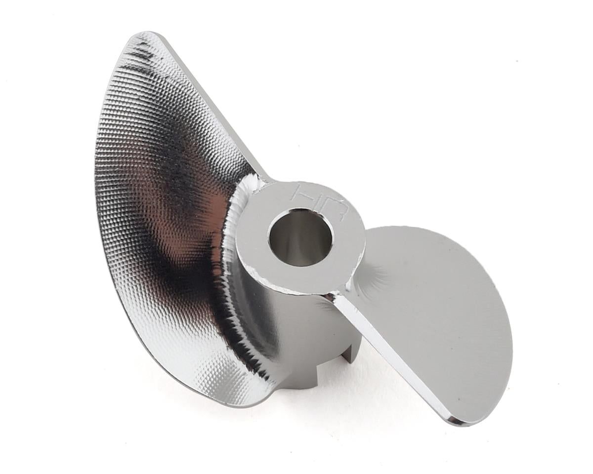 Hot Racing 42x59mm Aluminum Propeller for Traxxas Spartan/M41 (Silver) — HRASPN1000MH