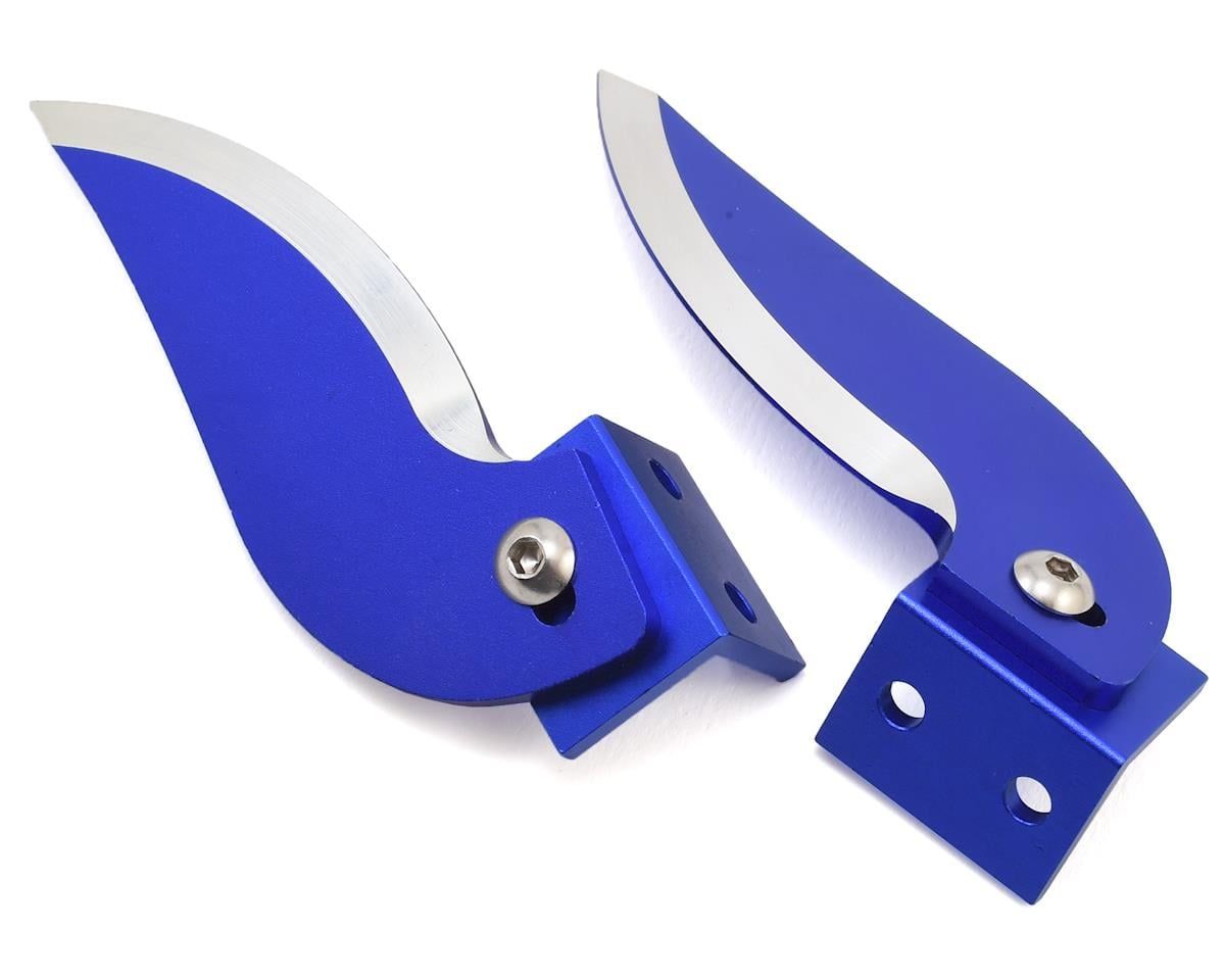 Hot Racing Traxxas Spartan Aluminum Adjustable Turn Fins — HRASPN56TF06