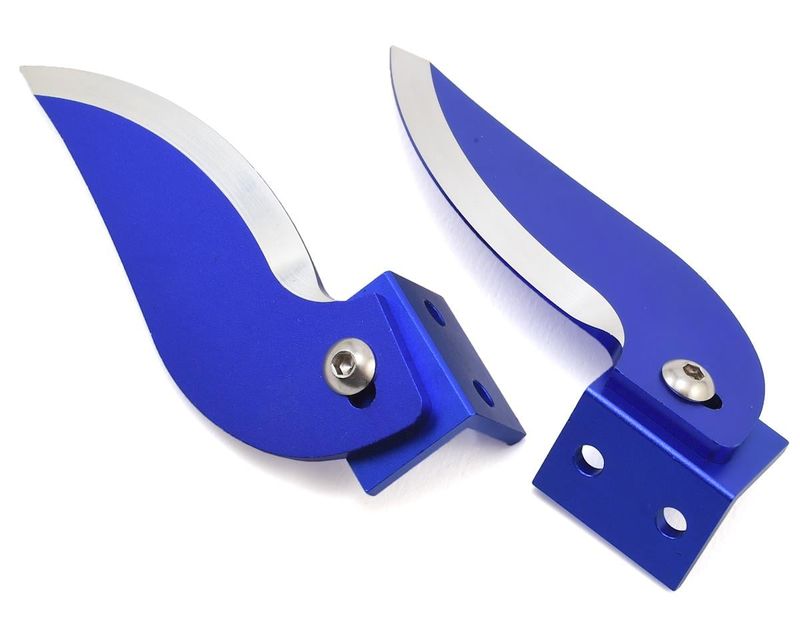 Hot Racing Traxxas Spartan Aluminum Adjustable Turn Fins — HRASPN56TF06