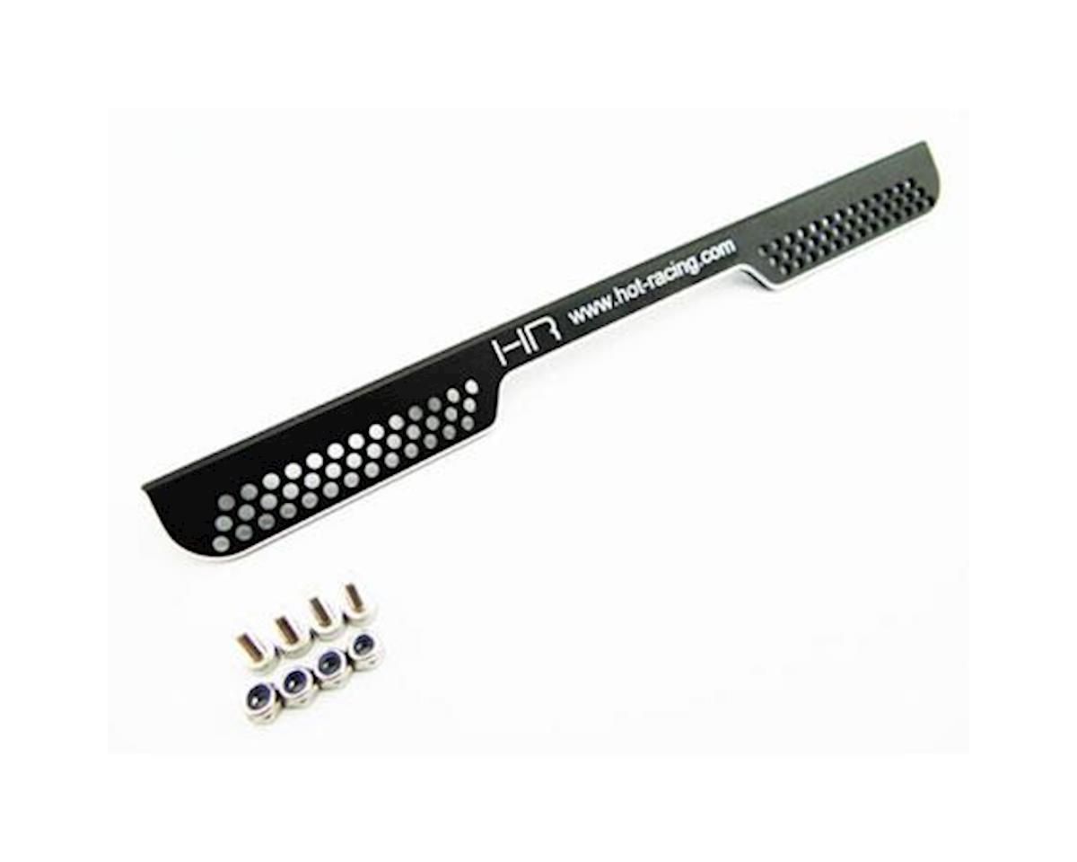 Hot Racing Aluminum Rear Splash Guard for Traxxas Spartan (Black) — HRASPN30G