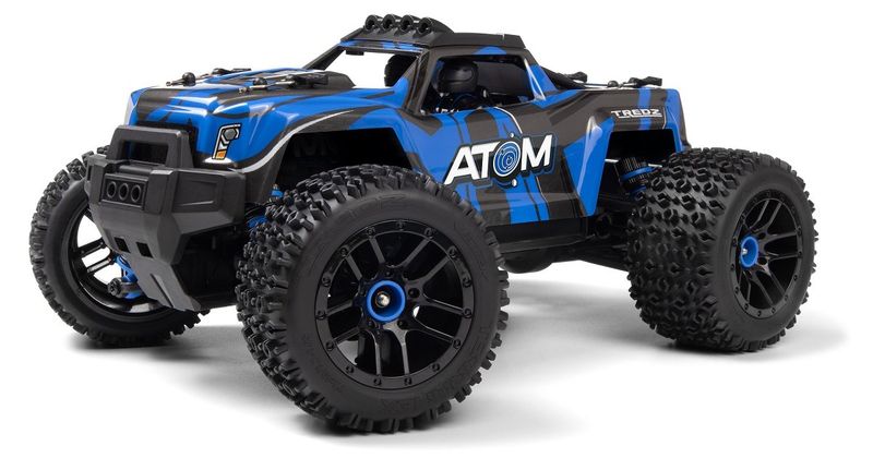 Maverick Atom AT1 1/18 RTR 4WD Electric Monster Truck (Blue) — MVK150565