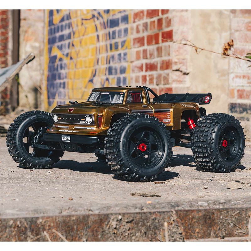 ARRMA 1/10 Outcast 4S 4X4 RTR Brushless Stunt Truck Bronze — ARA4410V2T1
