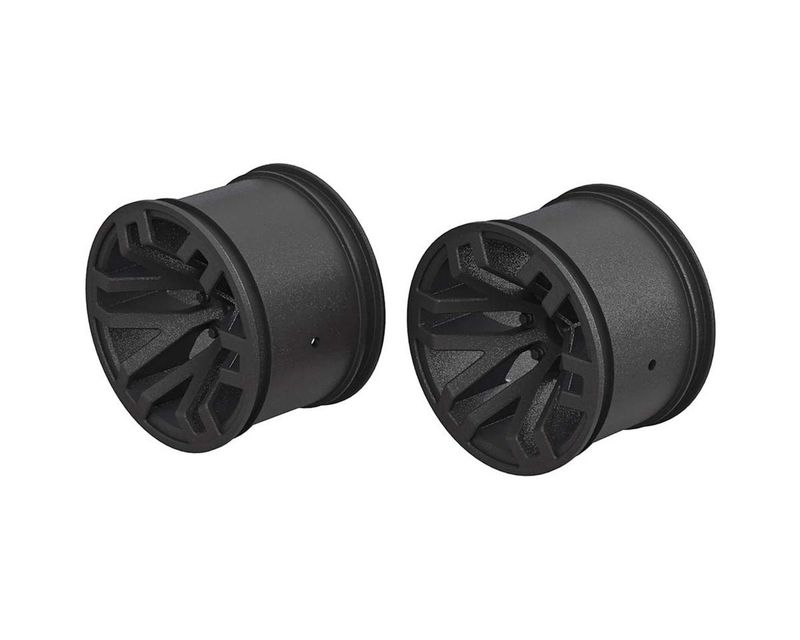 AR510097 MT 2.8 Wheel 14mm Hex Black (2) — ARAC9463