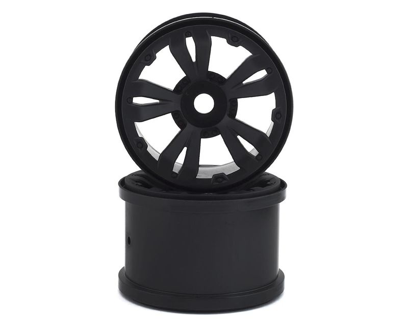 AR510111 MT 3.8 Wheel 17mm Hex Black (2) — ARAC9465