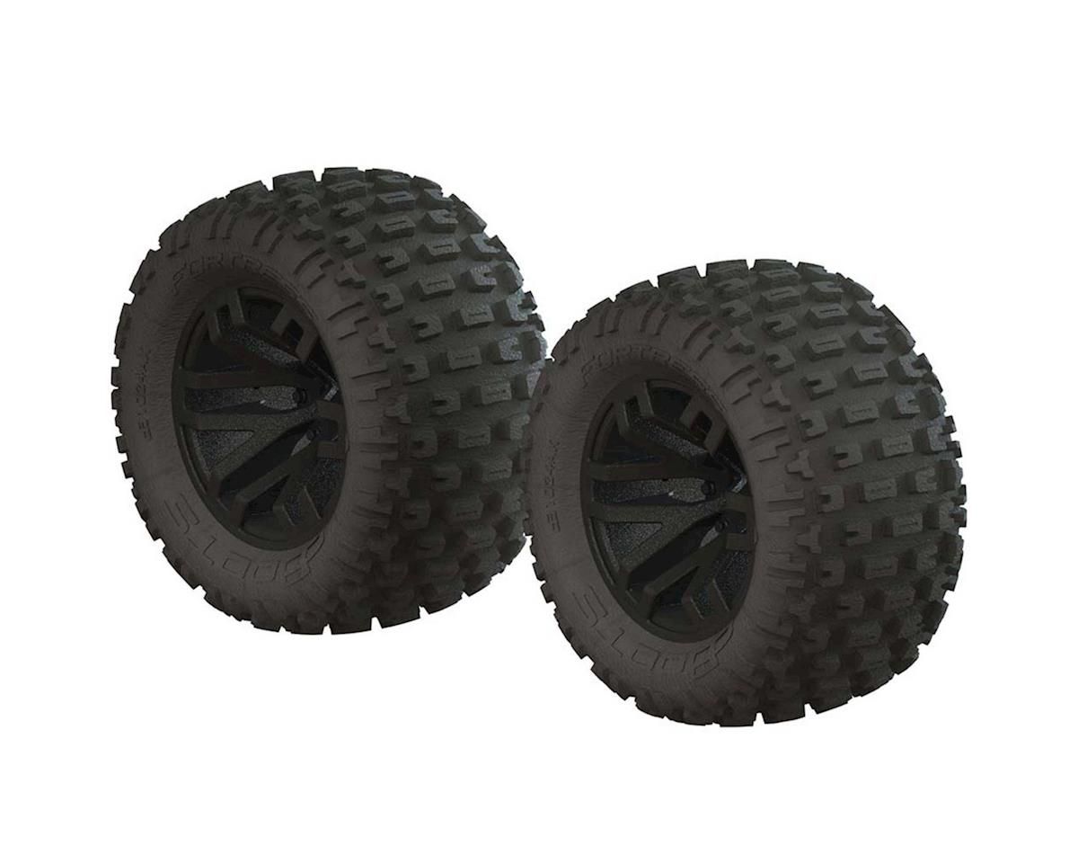 AR550044 dBoots Fortress MT Tire Set Glued Blk (2) — ARAC9632