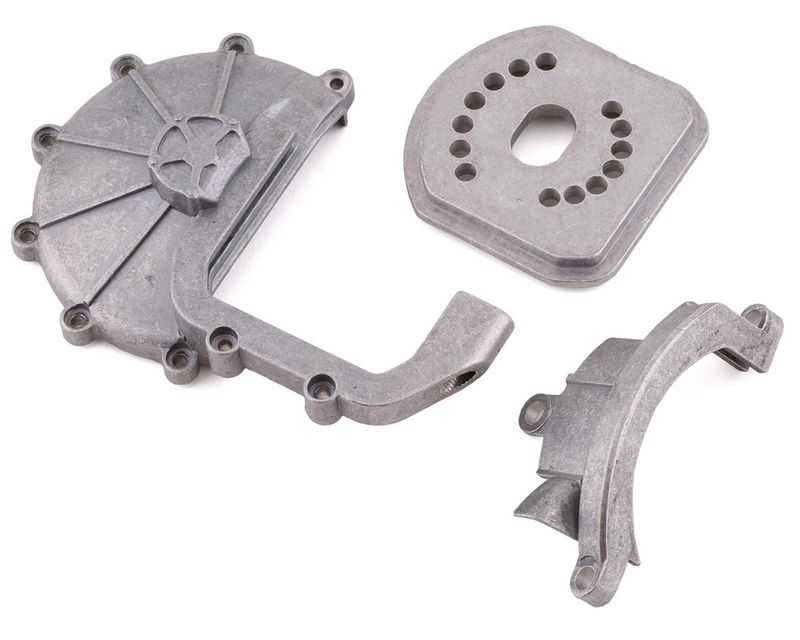 SCX6: Motor Plate &amp; Clamp — AXI252012