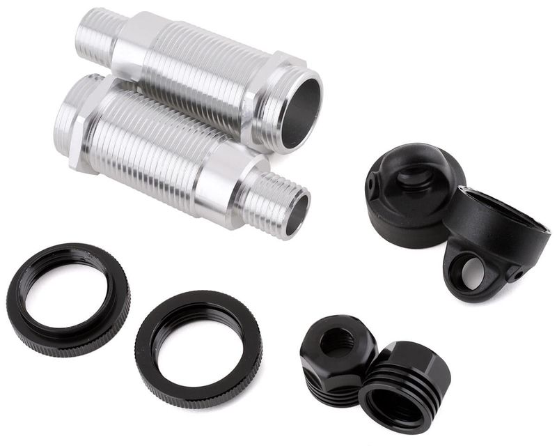 SCX6: Threaded Shock Body, Cap &amp; Collar Set (2) — AXI253000