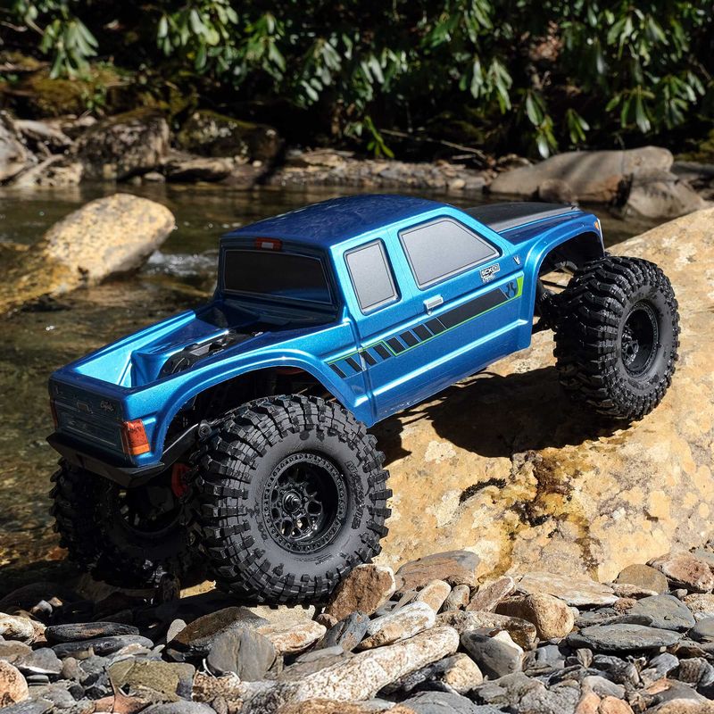 Axial 1/10 SCX10 III Coyote 4X4 RTR Brushed Rock Crawler Blue — AXI-2036T2