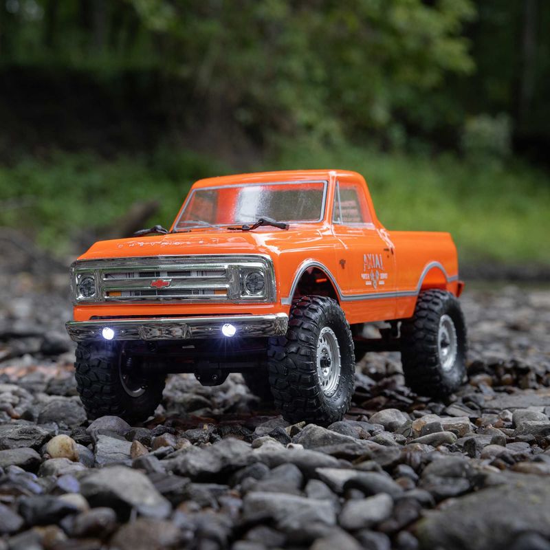 Axial 1/24 SCX24 1967 Chevrolet C10 4X4 RTR Brushed Rock Crawler Orange — AXI00001V2T3