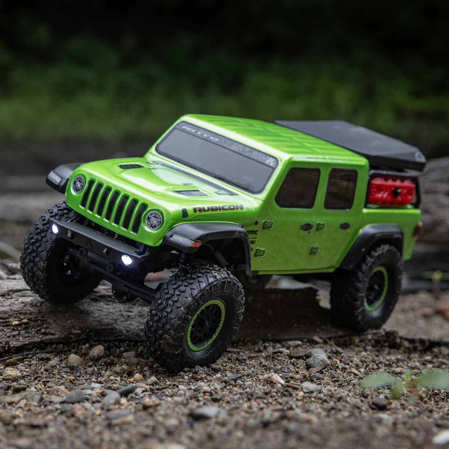 Axial 1/24 SCX24 Jeep JT Gladiator 4X4 RTR Brushed Rock Crawler Green — AXI00005V2T3