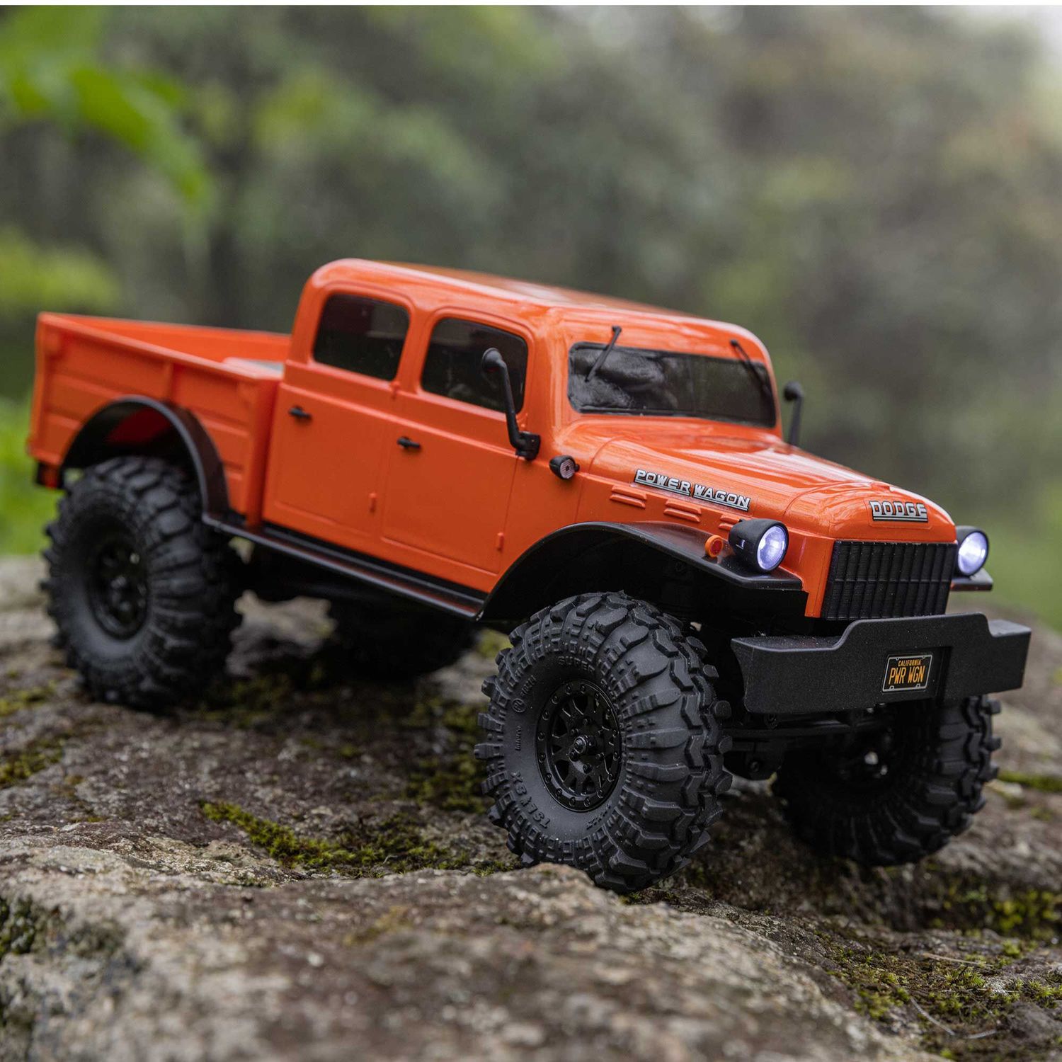 Axial 1/24 SCX24 Dodge Power Wagon 4X4 RTR Brushed Rock Crawler Orange — AXI00007T1
