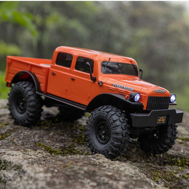 Axial 1/24 SCX24 Dodge Power Wagon 4X4 RTR Brushed Rock Crawler Orange — AXI00007T1