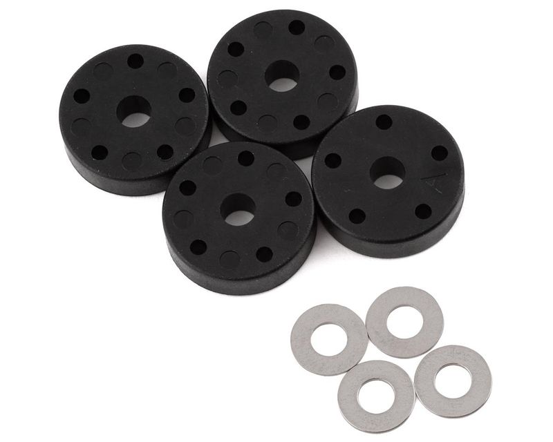 SCX6: Shock Piston &amp; Shim Set (4) — AXI253003